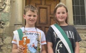 Kinderschützenfest im Rosengarten des Schloss Heessen